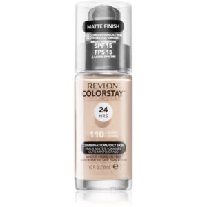 Revlon Cosmetics ColorStay™ machiaj matifiant de lungă durată pentru ten gras și mixt culoare 110 Ivory 30 ml-Țena