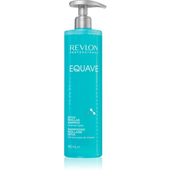 Revlon Professional Equave Detox Micellar Shampoo șampon micelar cu efect detoxifiant pentru toate tipurile de par 485 ml-Țena