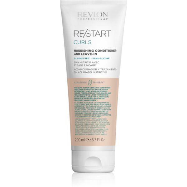 Revlon Professional Re/Start Curls balsam texturizant pentru par ondulat si cret 200 ml-Țena
