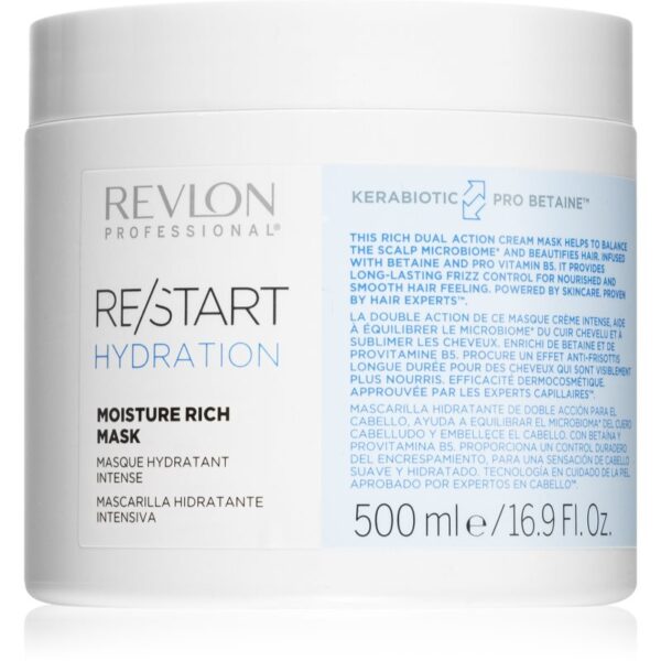 Revlon Professional Re/Start Hydration masca hidratanta pentru par uscat si normal. 500 ml-Țena