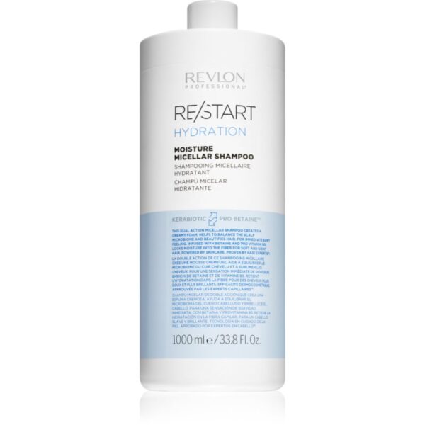 Revlon Professional Re/Start Hydration sampon hidratant pentru par uscat si normal. 1000 ml-Țena