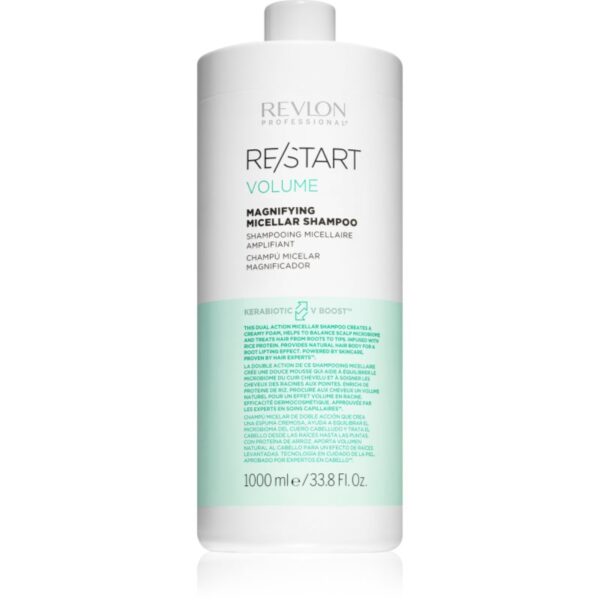 Revlon Professional Re/Start Volume șampon micelar pentru volum pentru par fin 1000 ml-ro