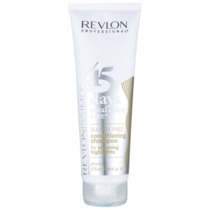 Revlon Professional Revlonissimo Color Care Șampon și balsam 2 în 1 pentru părul grizonat și alb fără sulfat 275 ml-Țena