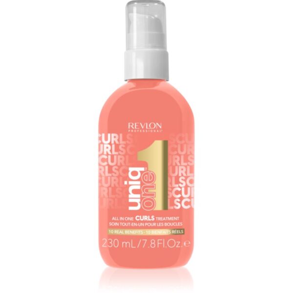 Revlon Professional Uniq One All In One Curls Treatment Tratament pentru par 10 in 1 pentru păr creț 230 ml-ro