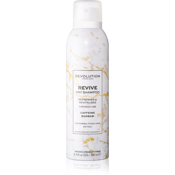 Revolution Haircare Dry Shampoo Revive șampon uscat înviorător cu cafeina 200 ml-ro