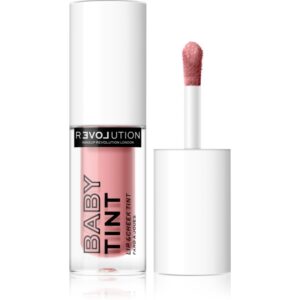 Revolution Relove Baby Tint blush lichid și luciu de buze culoare Rose 1.4 ml-Țena