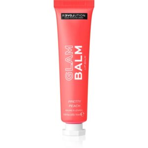 Revolution Relove Glam Balm balsam de buze hranitor cu parfum Pretty Peach 15 g-Țena