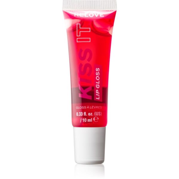 Revolution Relove Kiss It lip gloss hidratant culoare Cherry Red 10 ml-ro
