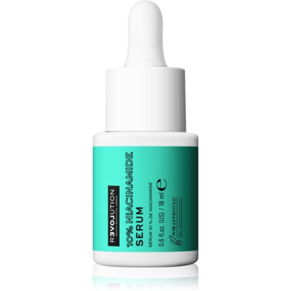 Revolution Relove Niacinamide 10% ser calmant pentru ten gras si problematic 18 ml-Țena