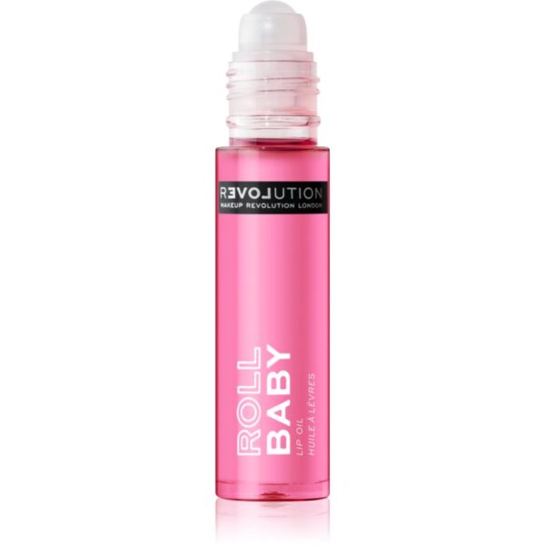 Revolution Relove Roll Baby ulei nuanțator pentru buze cu parfum Goji Berry 5 ml-Țena