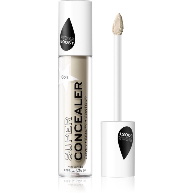 Revolution Relove Super Concealer hidratant anticearcan culoare C0.2 3 ml-Țena