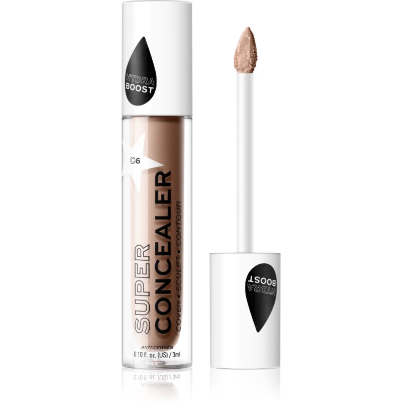 Revolution Relove Super Concealer hidratant anticearcan culoare C6 3 ml-Țena