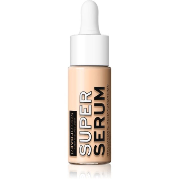 Revolution Relove Super Serum make-up cu textura usoara cu acid hialuronic culoare F1 25 ml-ro