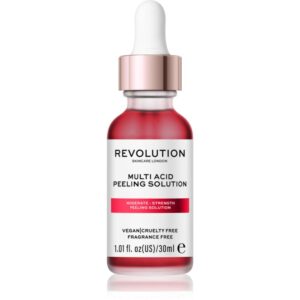Revolution Skincare AHA + BHA Moderate Multi Acid Peeling Solution ser delicat pentru ten cu efect exfoliant 30 ml-Țena