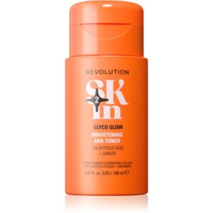 Revolution Skincare Be Bright Glyco Glow solutie tonica cu efect de iluminare 150 ml-Țena