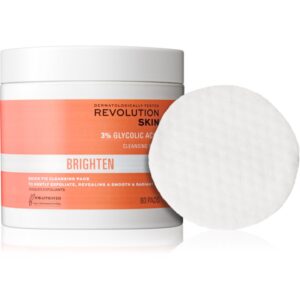 Revolution Skincare Brighten 3% Glycolic Acid dischete demachiante 60 buc-Țena