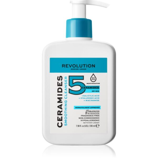 Revolution Skincare Ceramides gel de curățare blând hidrateaza pielea si inchide porii 236 ml-ro