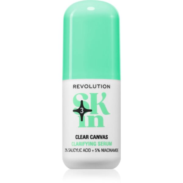 Revolution Skincare Clearly Clarify Clear Canvas ser exfoliant de netezire cu niacinamidă 30 ml-ro