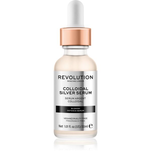 Revolution Skincare Colloidal Silver Serum ser calmant pentru ten acneic 30 ml-ro