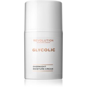 Revolution Skincare Glycolic Acid Glow cremă de noapte cu efect de iluminare și de regenerare 50 ml-ro