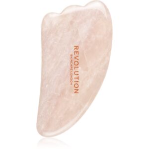 Revolution Skincare Gua Sha Rose Quartz accesoriu de masaj faciale 1 buc-Țena