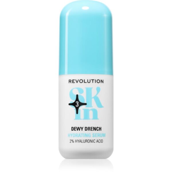 Revolution Skincare Happy Hydrate Dewy Drench ser hidratant cu acid hialuronic 30 ml-Țena