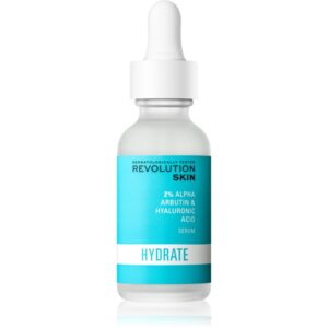 Revolution Skincare Hyaluronic Acid & 2% Alpha Arbutin ser hidratant pentru stralucire 30 ml-ro