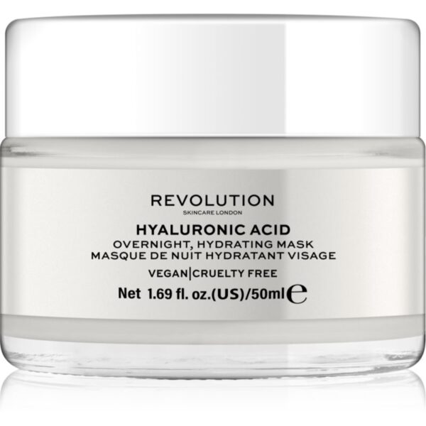 Revolution Skincare Hyaluronic Acid masca hidratanta de noapte faciale 50 ml-Țena