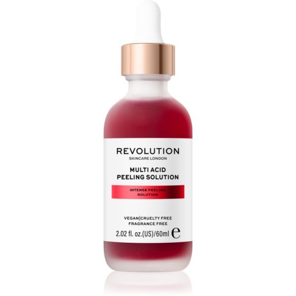Revolution Skincare Multi Acid Peeling Solution peeling de curățare profundă Cu AHA Acizi 60 ml-Țena