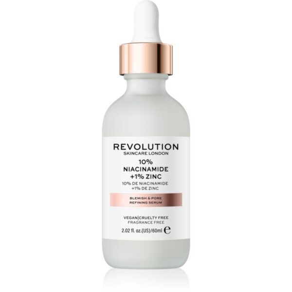 Revolution Skincare Niacinamide 10% + Zinc 1% ser pentru pori dilatati 60 ml-ro