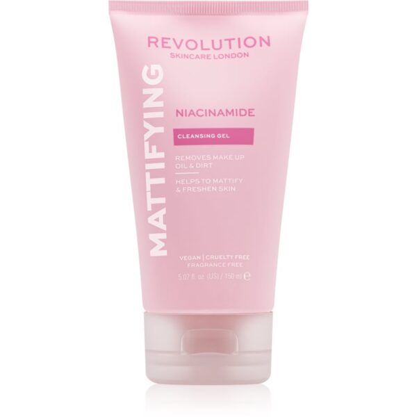 Revolution Skincare Niacinamide Mattify gel matifiant  de curatare 150 ml-ro