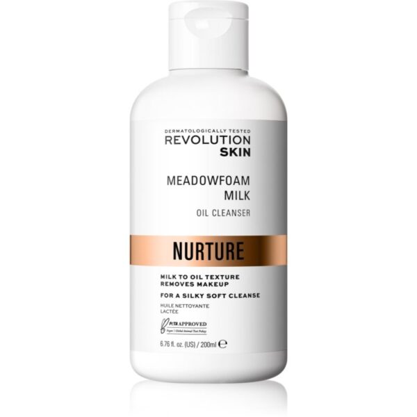 Revolution Skincare Nurture Meadowfoam Milk Balsam pentru curatare 200 ml-ro