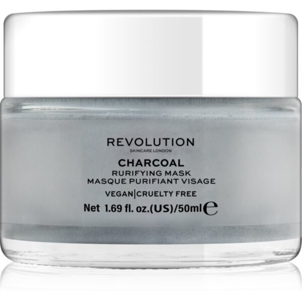 Revolution Skincare Purifying Charcoal masca de fata  pentru curatare 50 ml-ro