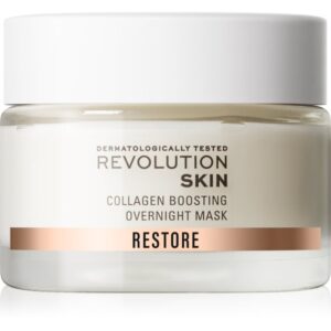 Revolution Skincare Restore Collagen Boosting cremă-mască de noapte regeneratoare pentru stimularea secreției de colagen 50 ml-ro