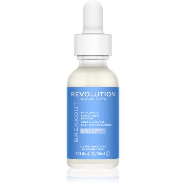 Revolution Skincare Super Salicylic 2% Salicylic Acid & Fruit Enzymes ser pentru regenerarea tenului gras și problematic 30 ml-Țena