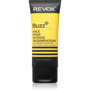 Revox B77 Buzz Face Mask Intense Regeneration Mască facială regeneratoare cu efect de nutritiv Lemon & Honey 65 ml-Țena