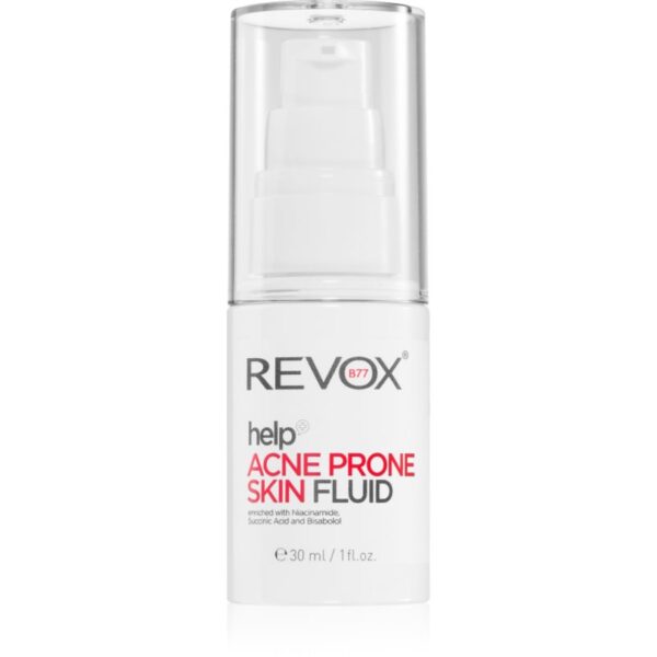 Revox B77 Help Acne Prone Skin Fluid Fluid pentru hidratare usoara pentru ten acneic 30 ml-Țena