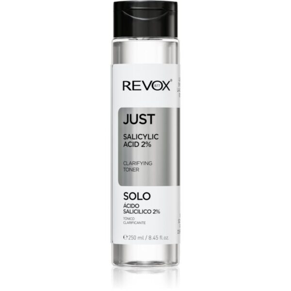 Revox B77 JUST Salicylic Acid 2% loțiune tonică exfoliantă pentru fata si corp 250 ml-ro
