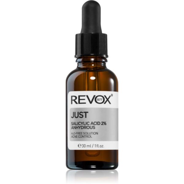 Revox B77 Just Salicylic Acid 2% Anhydrous serum cu efect exfoliant faciale 30 ml-ro