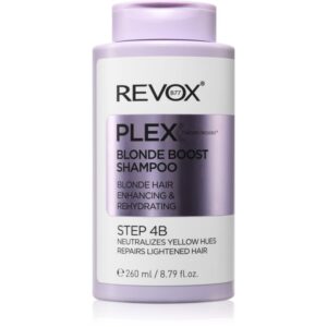 Revox B77 Plex Blonde Boost Shampoo. Step 4B șampon pentru neutralizarea tonurilor de galben pentru par blond 260 ml-Țena