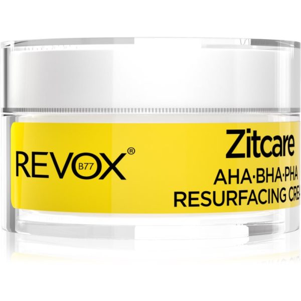 Revox B77 Zitcare AHA BHA PHA Resurfacing Cream crema de noapte care catifeleaza 50 ml-ro