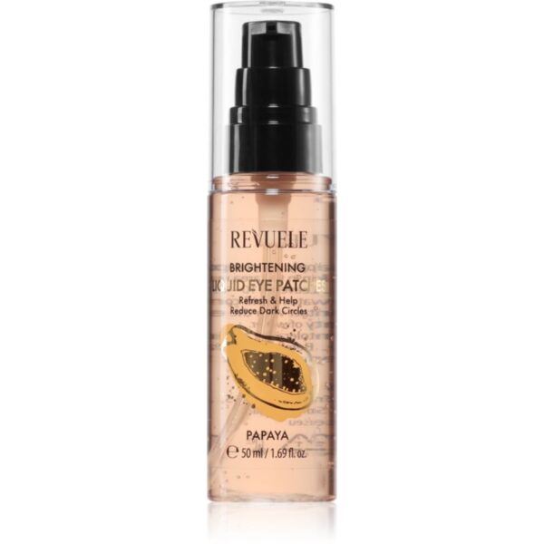 Revuele Brightening Papaya Liquid Eye Patches masca gel impotriva cearcanelor 50 ml-Țena