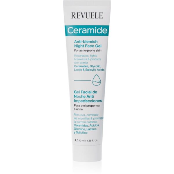Revuele Ceramide Anti-Blemish Night Face Gel gel împotriva imperfecțiunilor pentru noapte 40 ml-ro