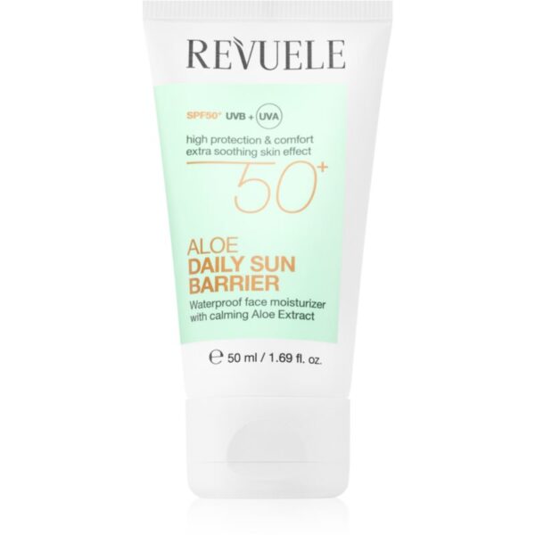 Revuele Daily Sun Barrier Aloe crema de zi calmanta SPF 50+ 50 ml-Țena