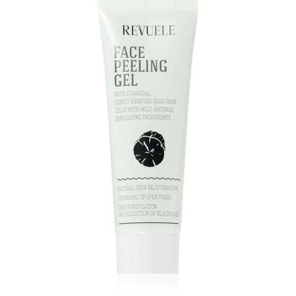 Revuele Face Peeling Gel Charcoal exfoliant de curățare cu cărbune activ 80 ml-ro