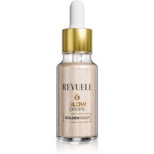 Revuele Glow Drops Golden Hour ser cu efect iluminator corp si fata 20 ml-ro