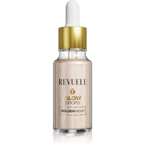 Revuele Glow Drops Golden Hour ser cu efect iluminator corp si fata 20 ml-ro