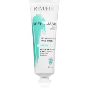 Revuele Green Mask Cryo Effect spumă de curățare cu efect matifiant impotriva imperfectiunilor pielii 80 ml-ro