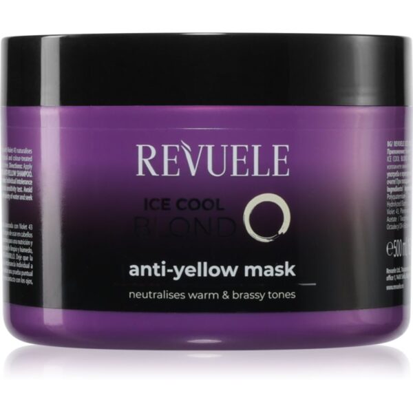 Revuele Ice Cool Blond mască împotriva tonurilor galbene pentru par blond 500 ml-ro