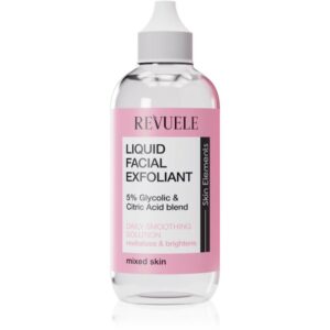 Revuele Liquid Facial Exfoliant 5% Glycolic + Citric Acid blend serum cu efect exfoliant pentru ten mixt 125 ml-ro